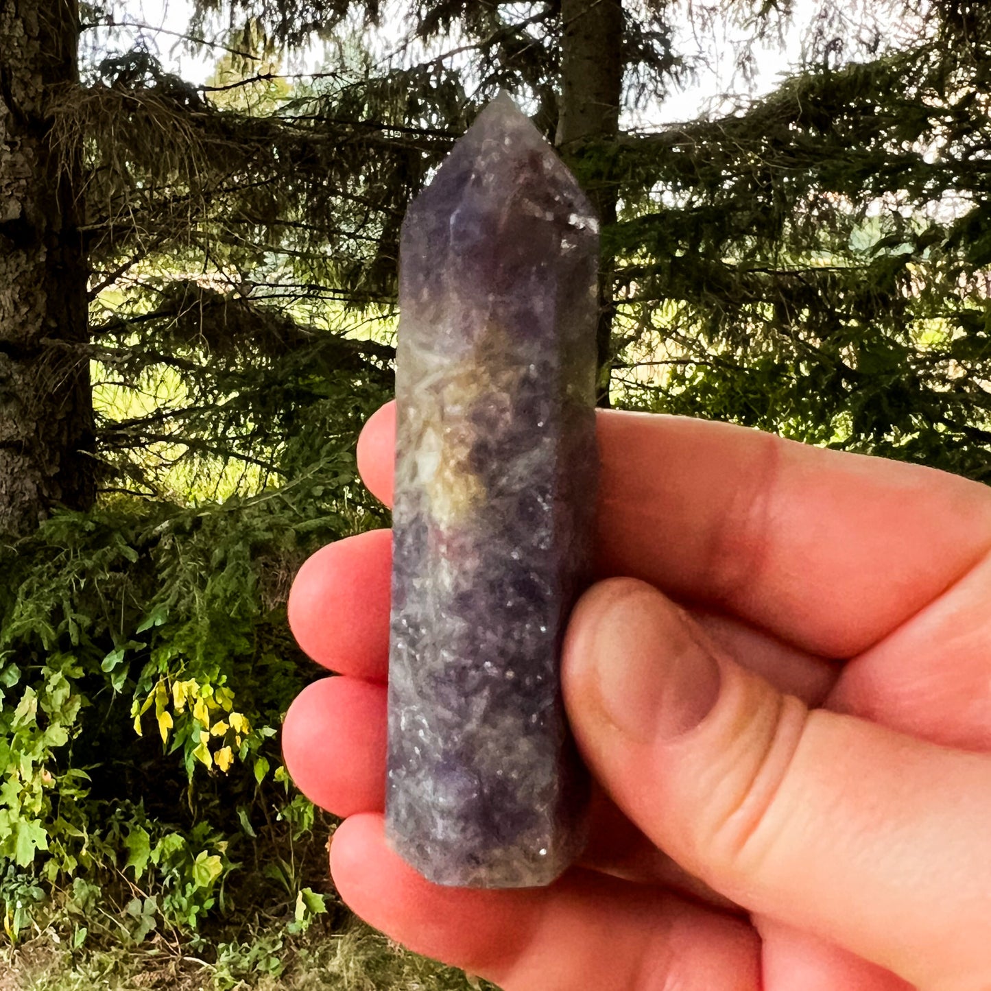 Unicorn Stone Crystal Tower - Joyful & Peaceful Crystal - Stabilizing, Balancing