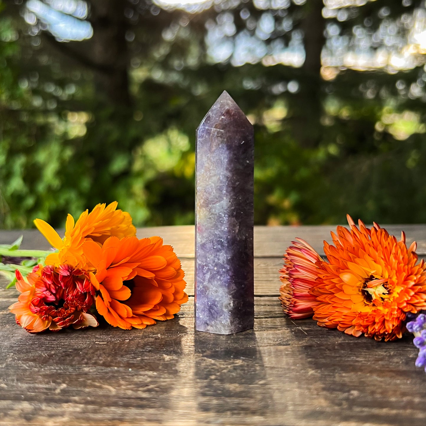 Unicorn Stone Crystal Tower - Joyful & Peaceful Crystal - Stabilizing, Balancing