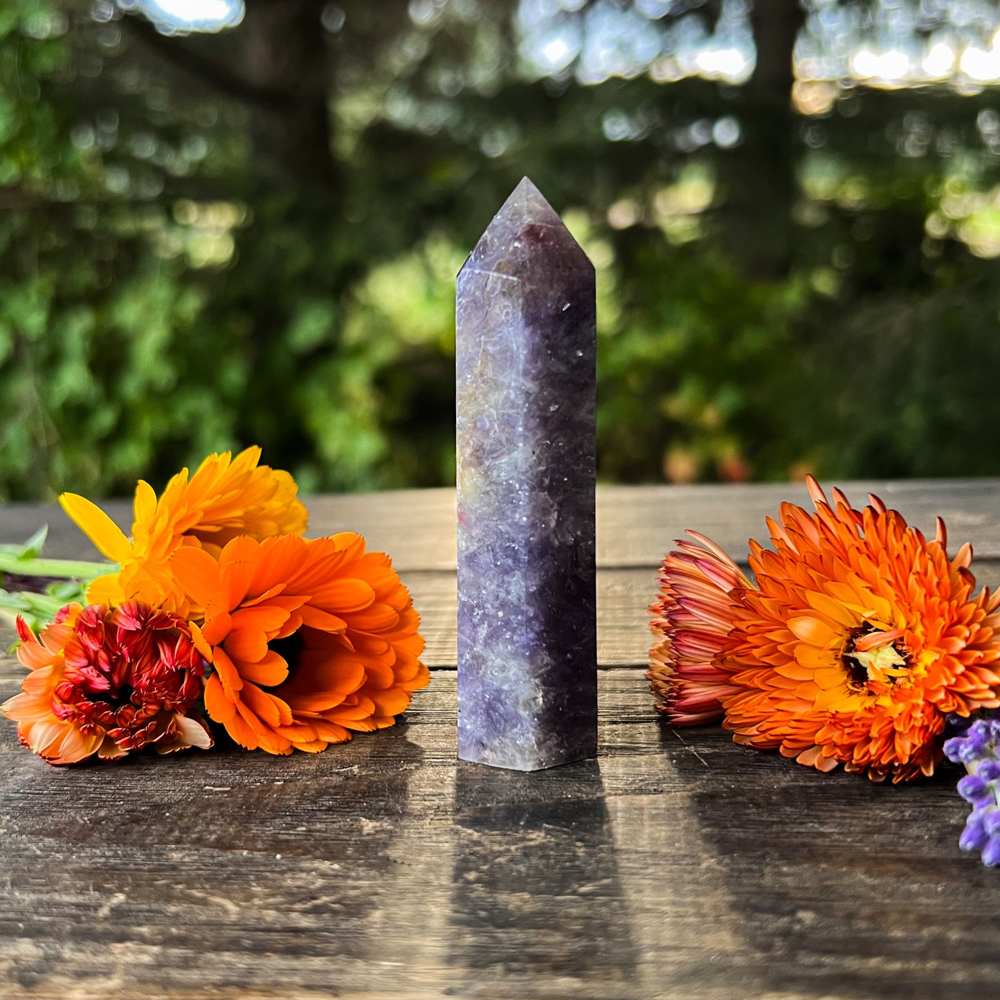 Unicorn Stone Crystal Tower - Joyful & Peaceful Crystal - Stabilizing, Balancing