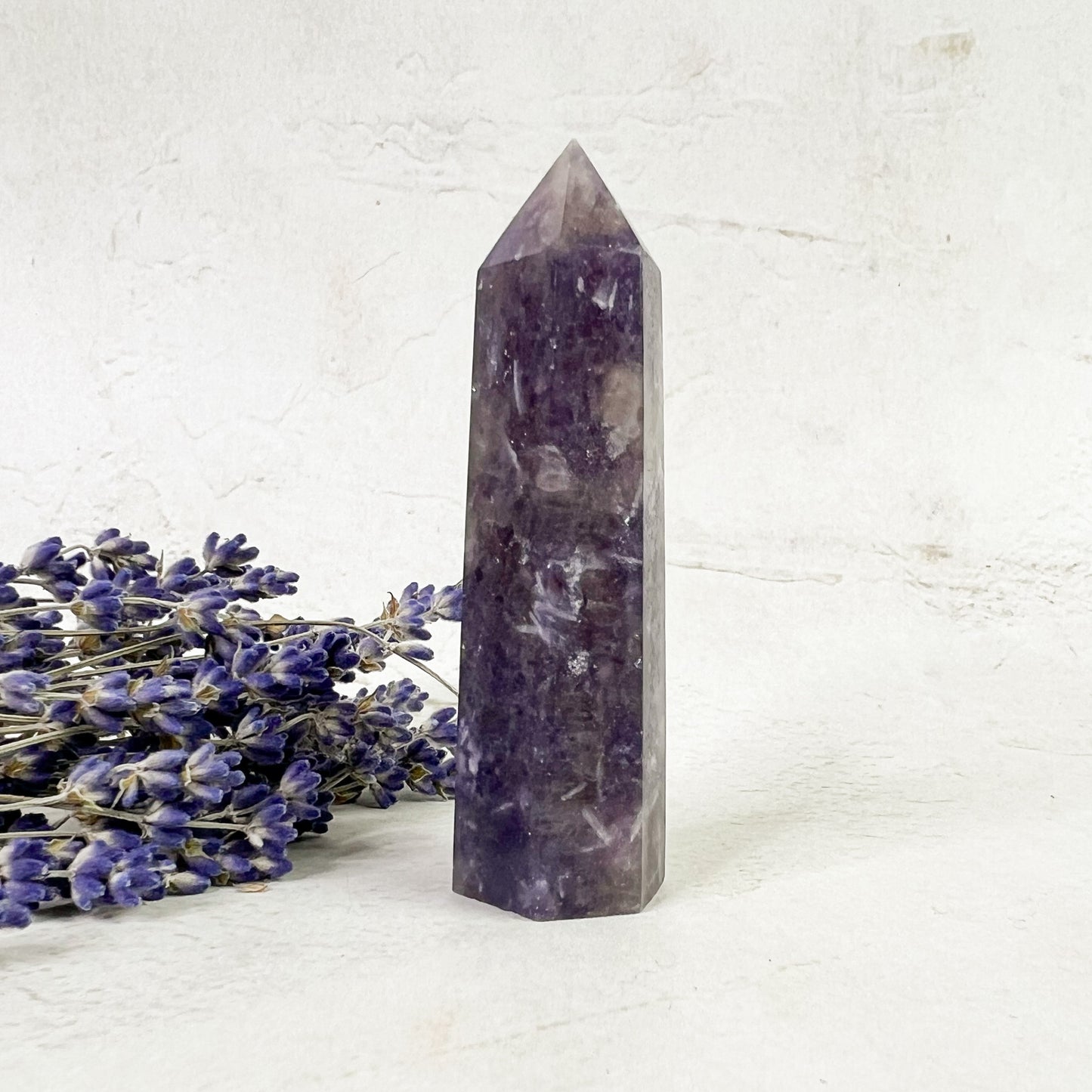 Unicorn Stone Crystal Tower - Joyful & Peaceful Crystal - Stabilizing, Balancing