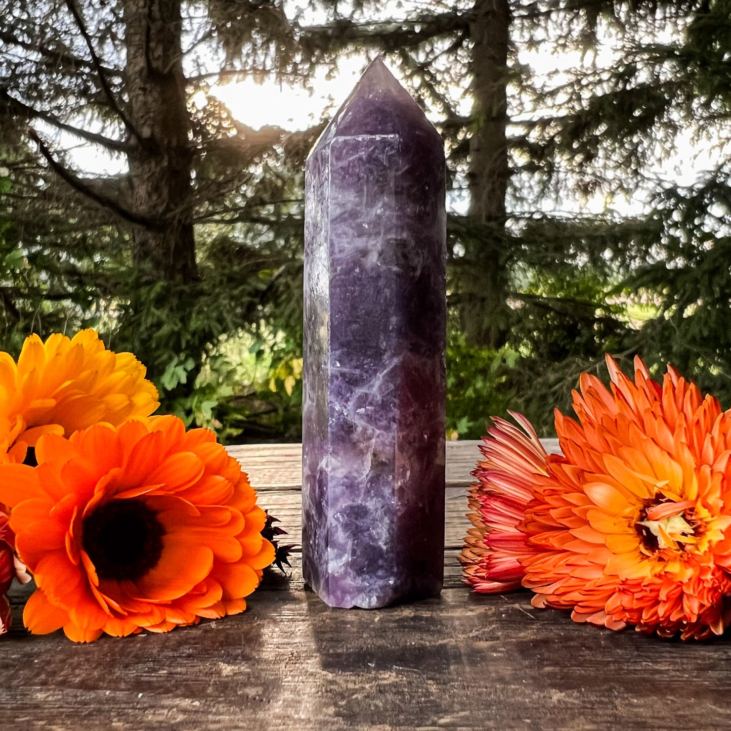 Unicorn Stone Crystal Tower - Joyful & Peaceful Crystal - Stabilizing, Balancing