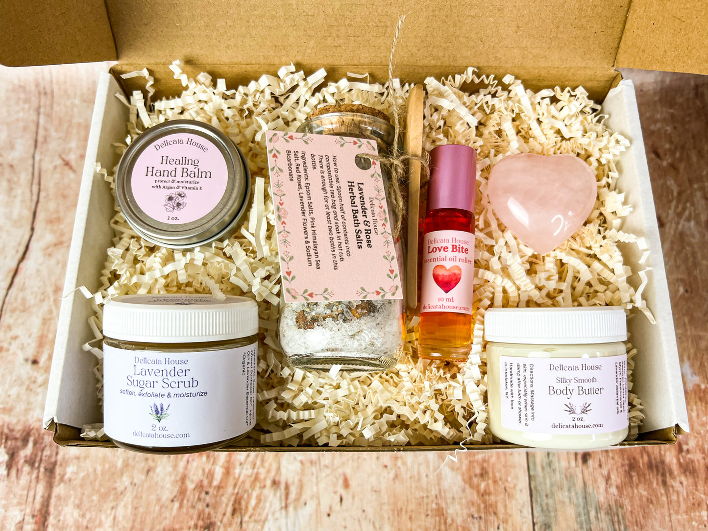 Valentine Self-Care Set - Valentine - Galentine Gift - Body Care Products Set