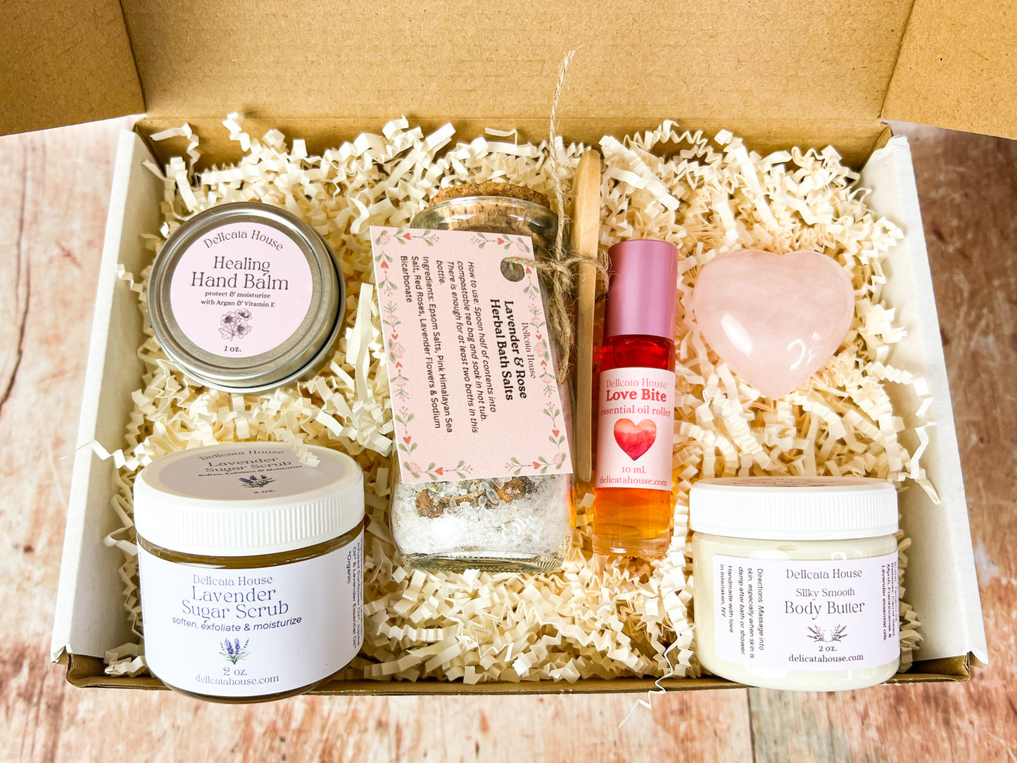 Valentine Self-Care Set - Valentine - Galentine Gift - Body Care Products Set