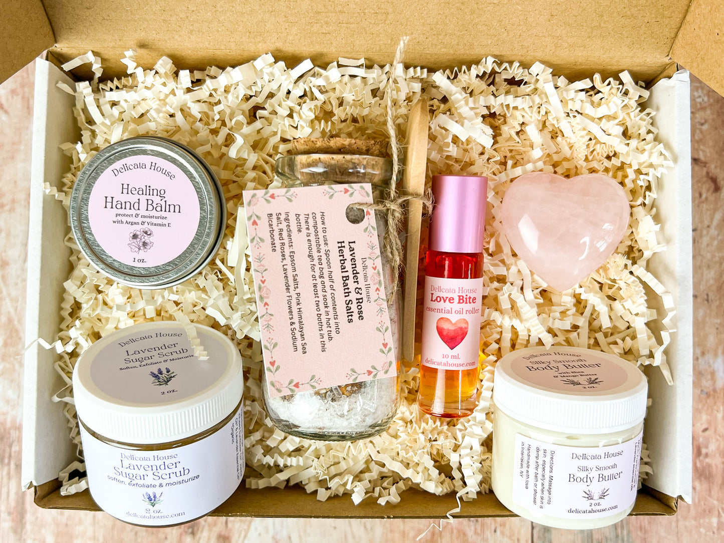 Valentine Self-Care Set - Valentine - Galentine Gift - Body Care Products Set