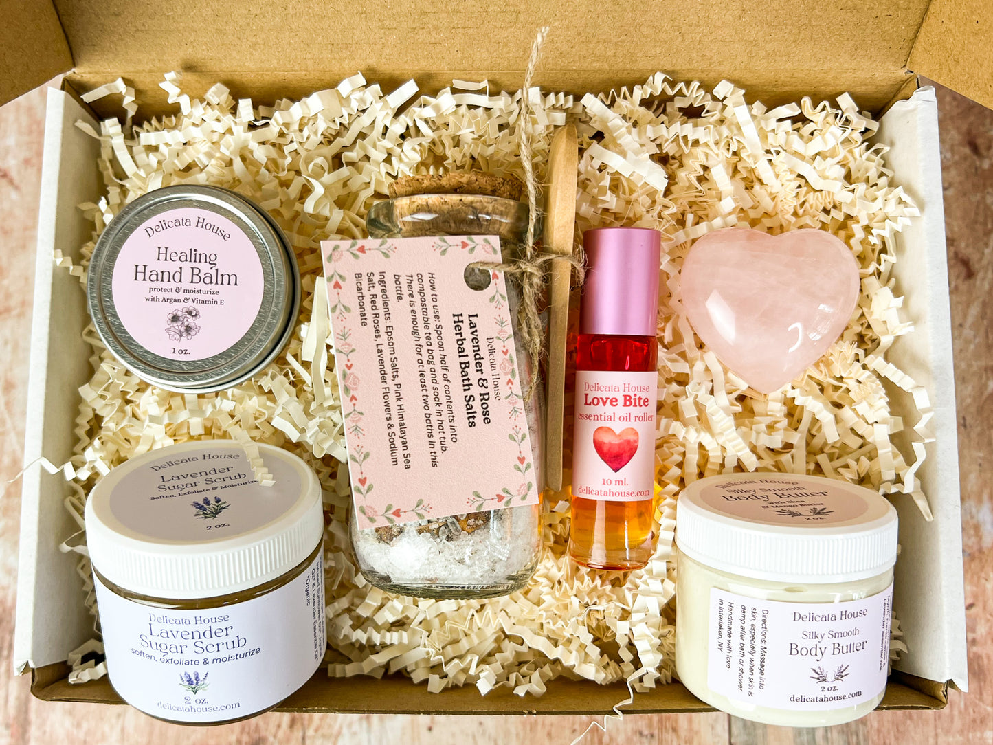 Valentine Self-Care Set - Valentine - Galentine Gift - Body Care Products Set