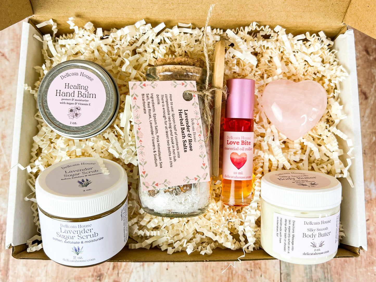 Valentine Self-Care Set - Valentine - Galentine Gift - Body Care Products Set