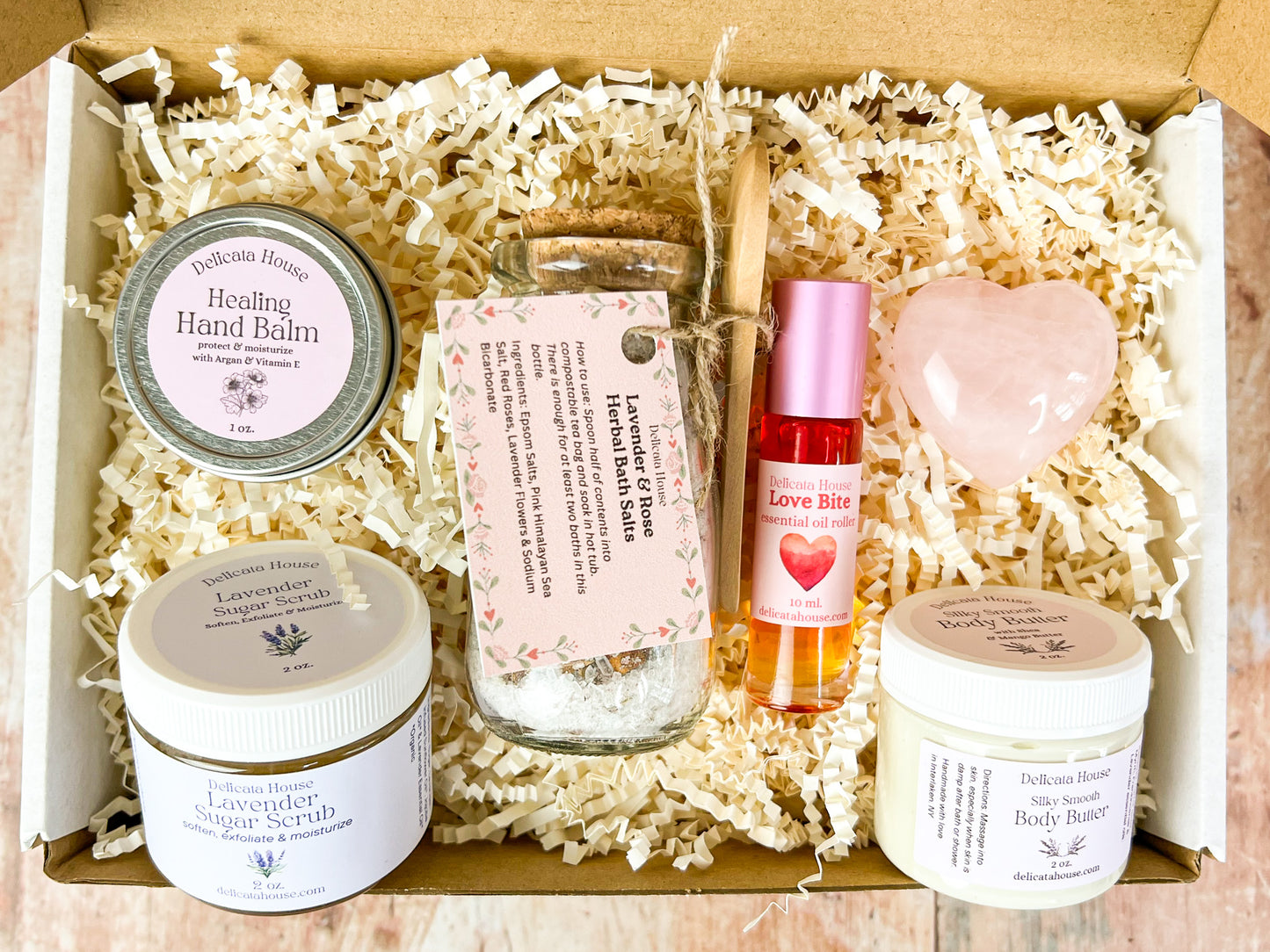 Valentine Self-Care Set - Valentine - Galentine Gift - Body Care Products Set