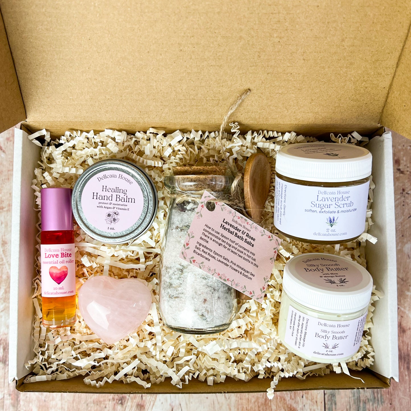 Valentine Self-Care Set - Valentine - Galentine Gift - Body Care Products Set