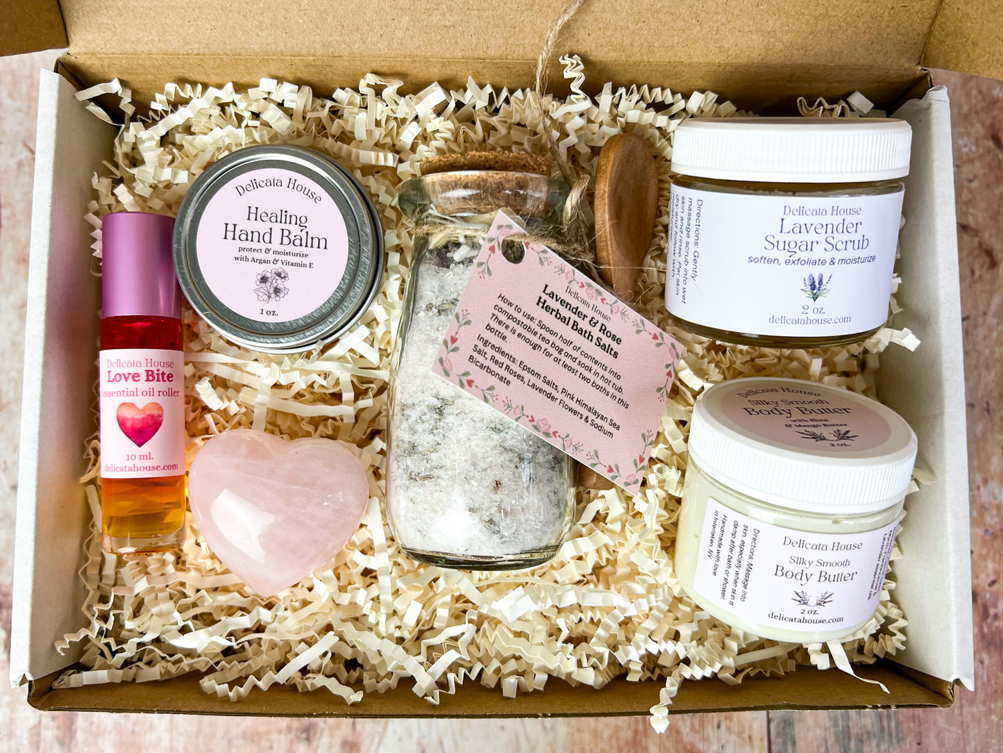 Valentine Self-Care Set - Valentine - Galentine Gift - Body Care Products Set