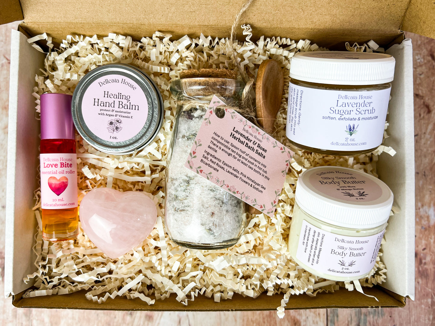 Valentine Self-Care Set - Valentine - Galentine Gift - Body Care Products Set