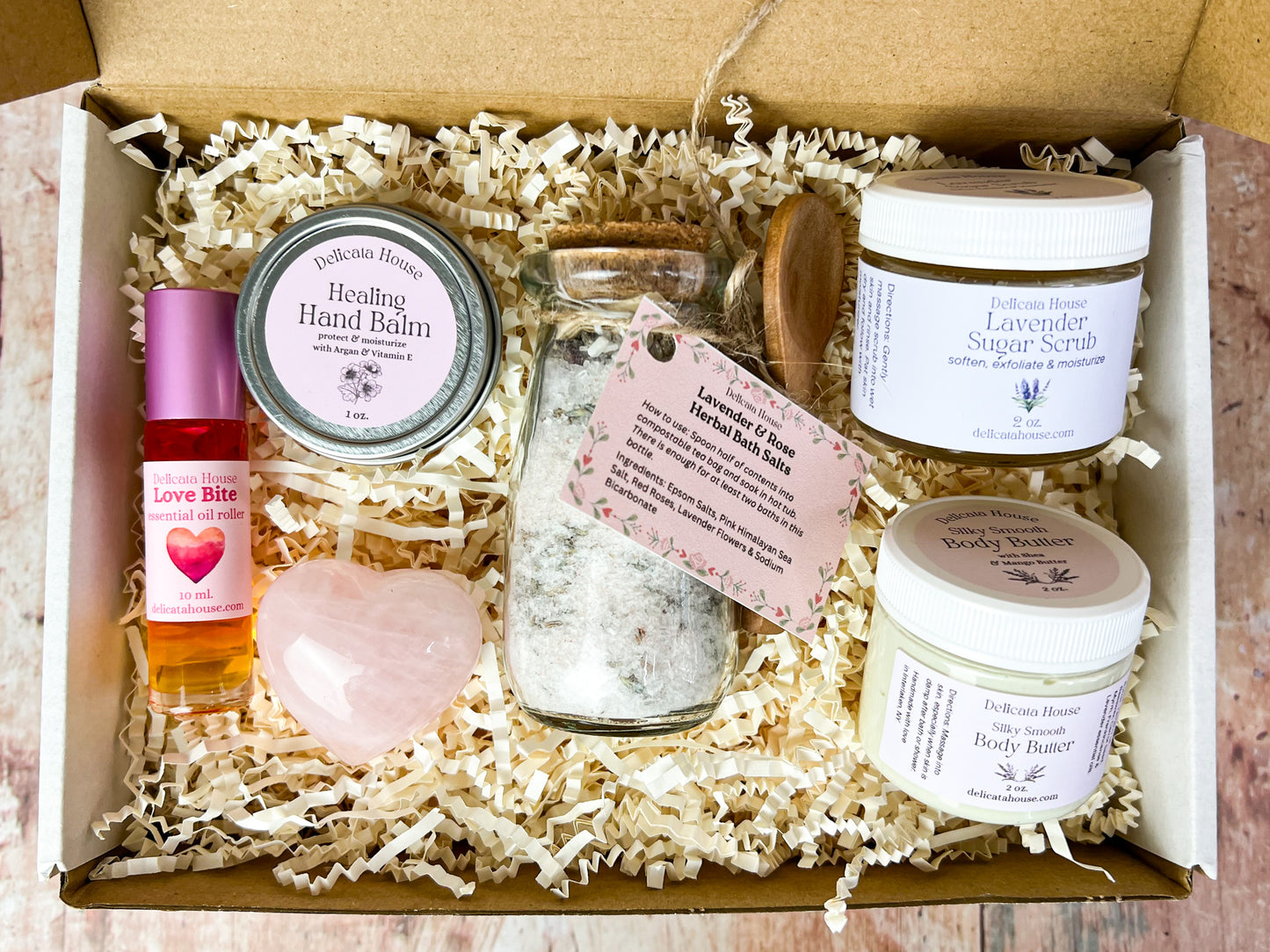 Valentine Self-Care Set - Valentine - Galentine Gift - Body Care Products Set