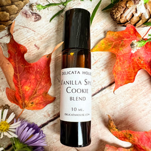 Vanilla Spice Cookie Blend Roller Bottle - Sweet and Spicy Aromatherapy Roller