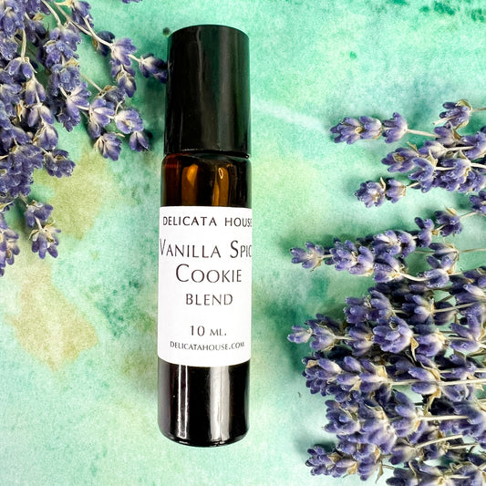 Vanilla Spice Cookie Blend Roller Bottle - Sweet and Spicy Aromatherapy Roller