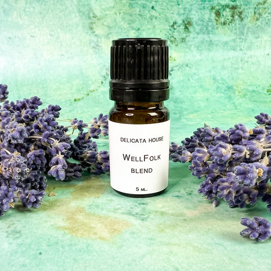 Aromatherapy Blend - WellFolk Essential Oil Blend - WellFolk Immune Boost Aromatherapy Blend - Folk Remedy Diffuser Blend - Essential Oils for Wellness and Cleaning