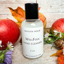 Load image into Gallery viewer, Hand Cleanser - WellFolk Hand Cleanser - Waterless Hand Cleanser - Aromatherapy Hand Cleaner - Hand Care Gift - Antimicrobial Hand Cleanser