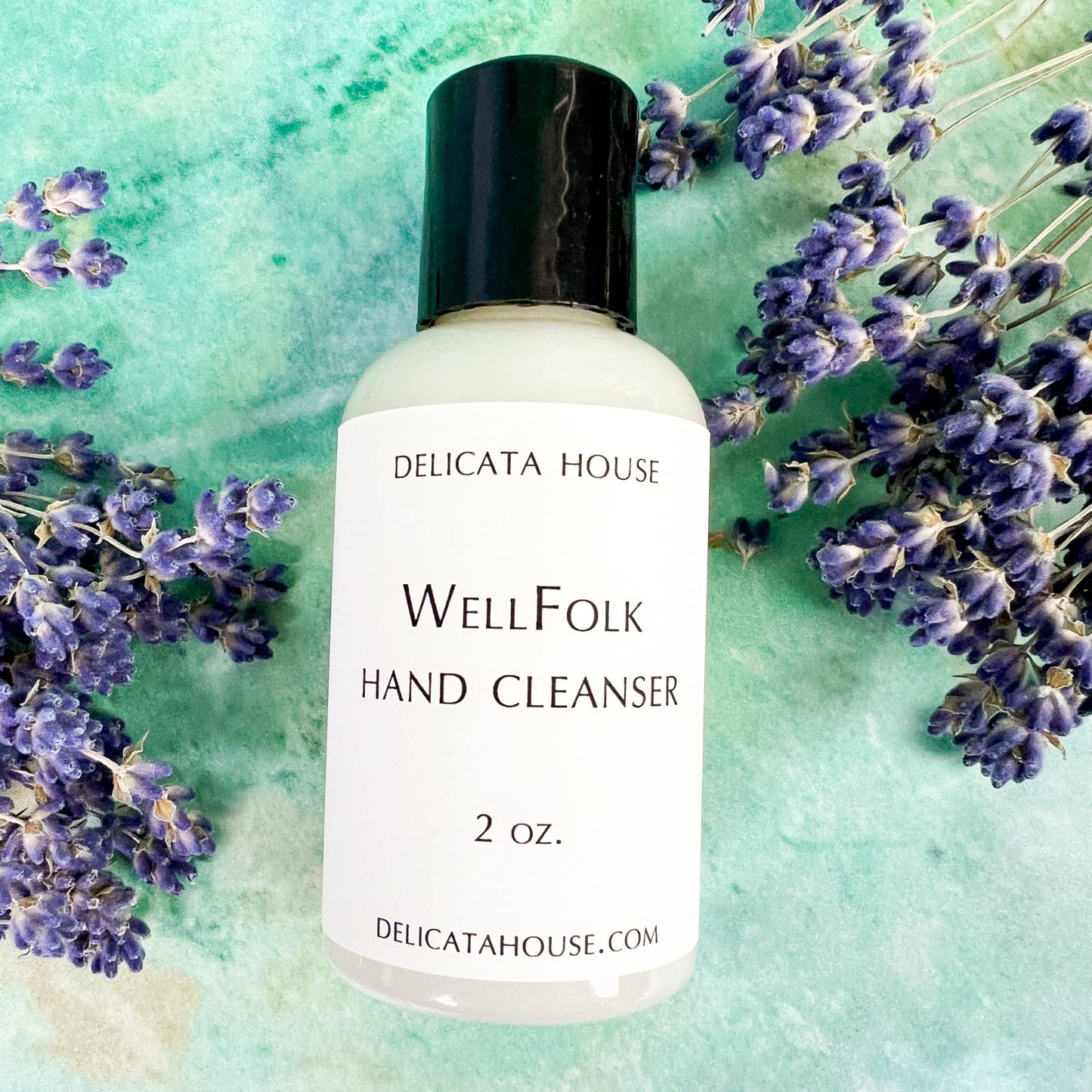 Hand Cleanser - WellFolk Hand Cleanser - Waterless Hand Cleanser - Aromatherapy Hand Cleaner - Hand Care Gift - Antimicrobial Hand Cleanser