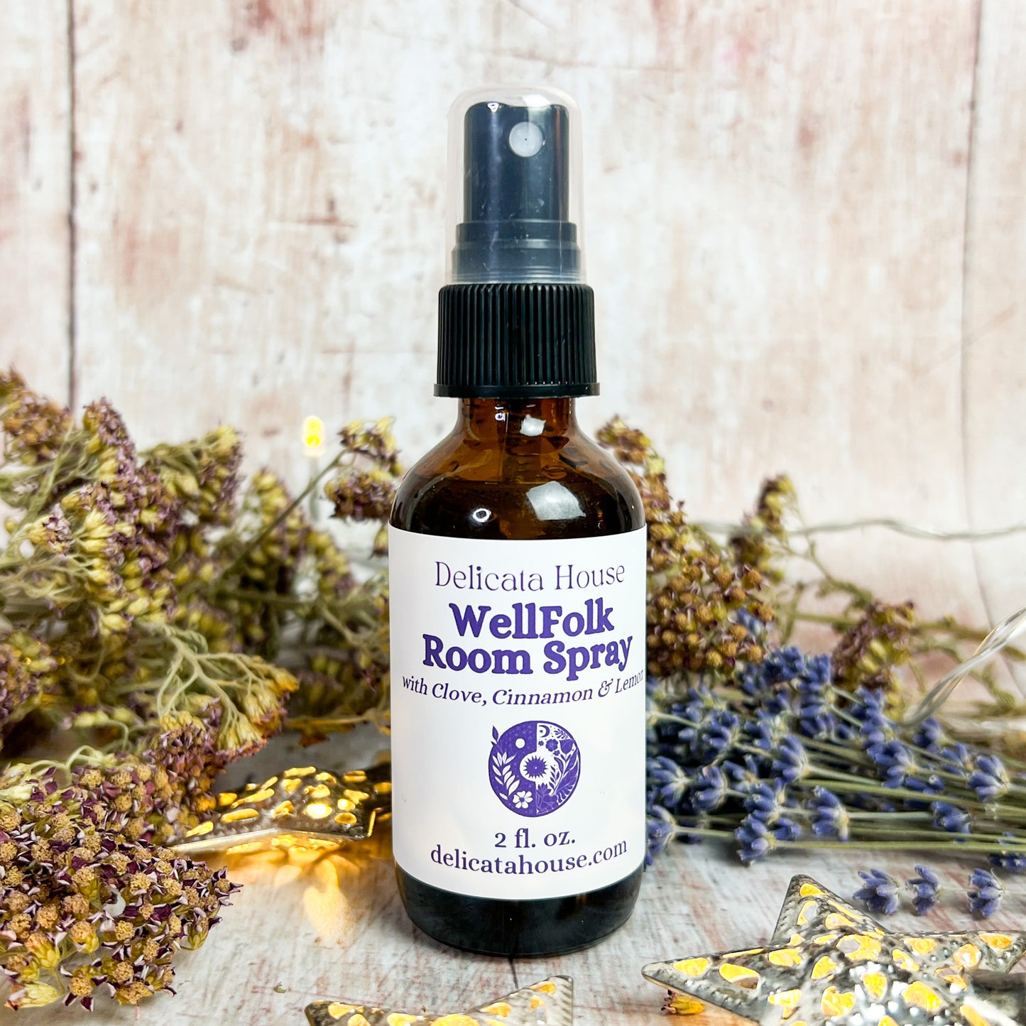 WellFolk Room Spray - Air Purifying Room Spray - Spice and Citrus Room Spray