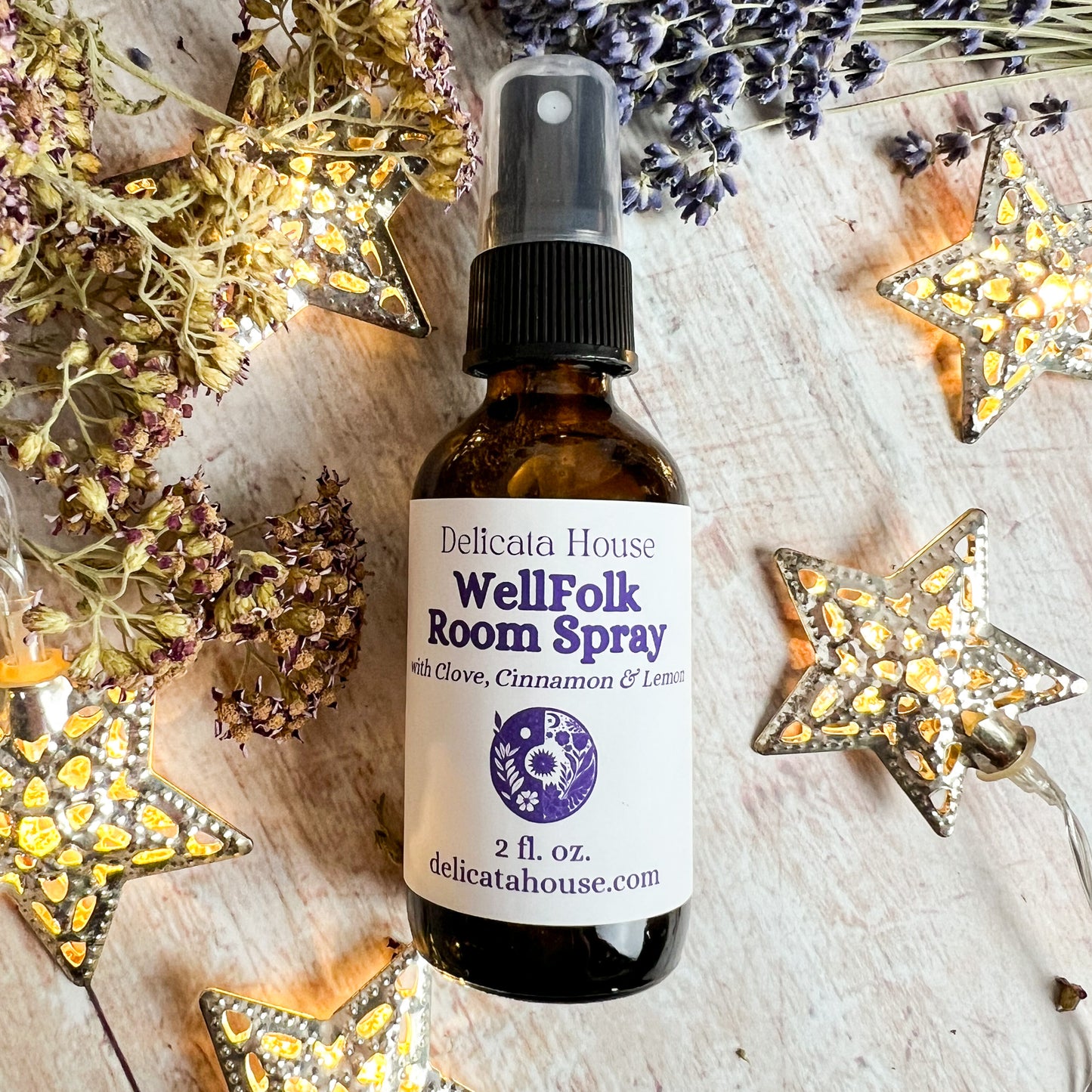 WellFolk Room Spray - Air Purifying Room Spray - Spice and Citrus Room Spray