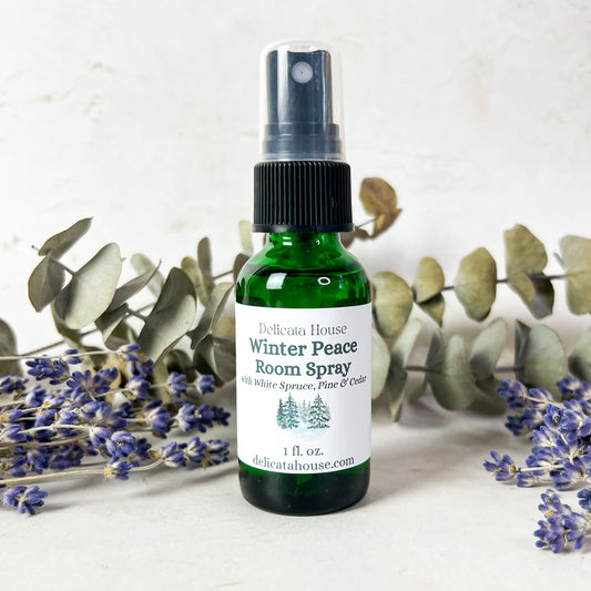 Winter Peace Room Spray - Uplifting, Cheerful, Mood-Boosting Aromatherapy Spray