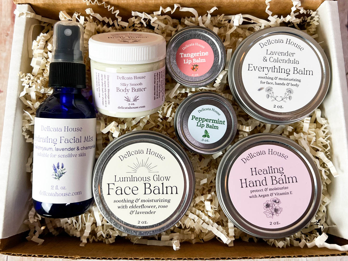 Winter Face + Body Care Set - Winter Skin Care Set - Winter Body Care Set - Winter Moisturizer Set