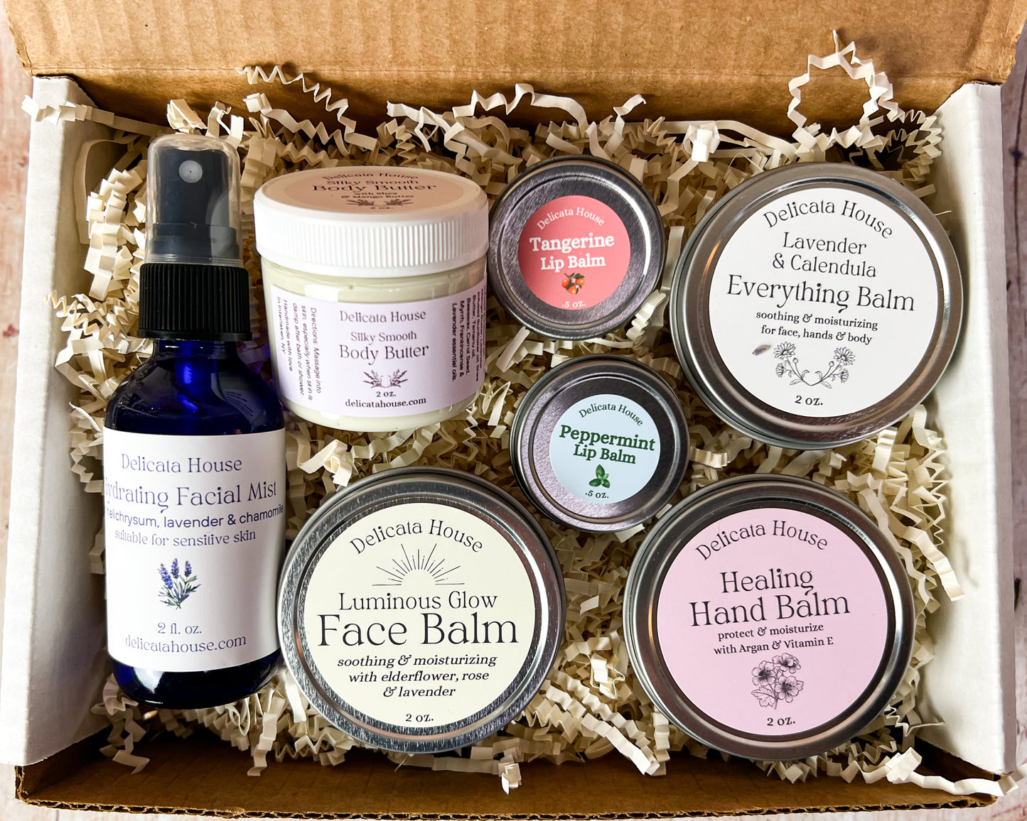 Winter Face + Body Care Set - Winter Skin Care Set - Winter Body Care Set - Winter Moisturizer Set