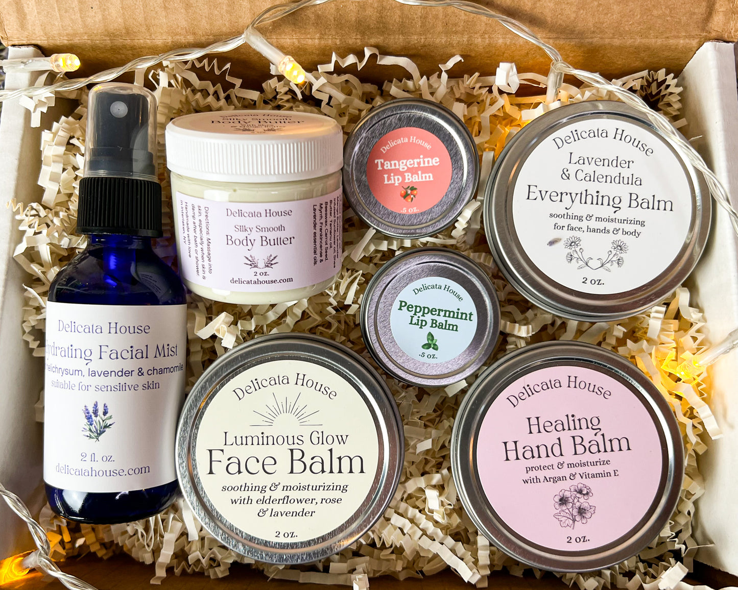 Winter Face + Body Care Set - Winter Skin Care Set - Winter Body Care Set - Winter Moisturizer Set