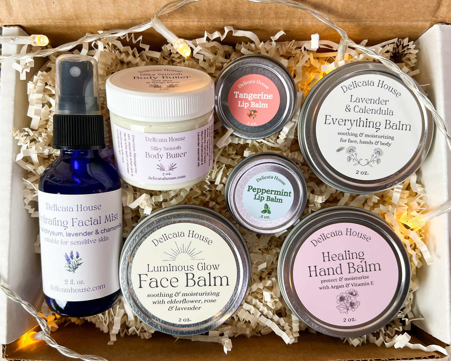 Winter Face + Body Care Set - Winter Skin Care Set - Winter Body Care Set - Winter Moisturizer Set