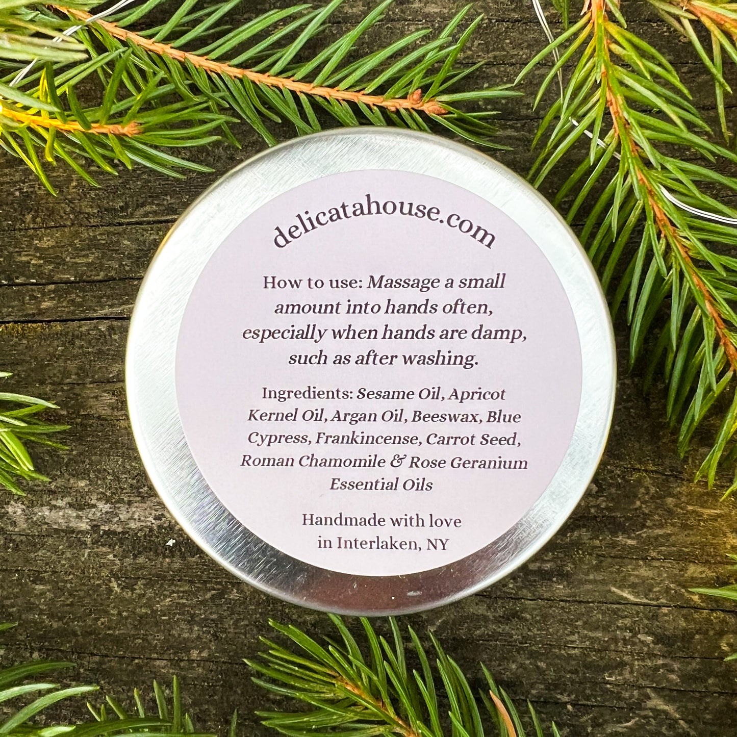 WinterSoft Hand Balm - Winter Balm for Dry Chapped Hands - Moisturizing Hand Balm - with Apricot Kernel Oil, Argan Oil, Carrot Seed, Frankincense, and Rose Geranium Essential Oils