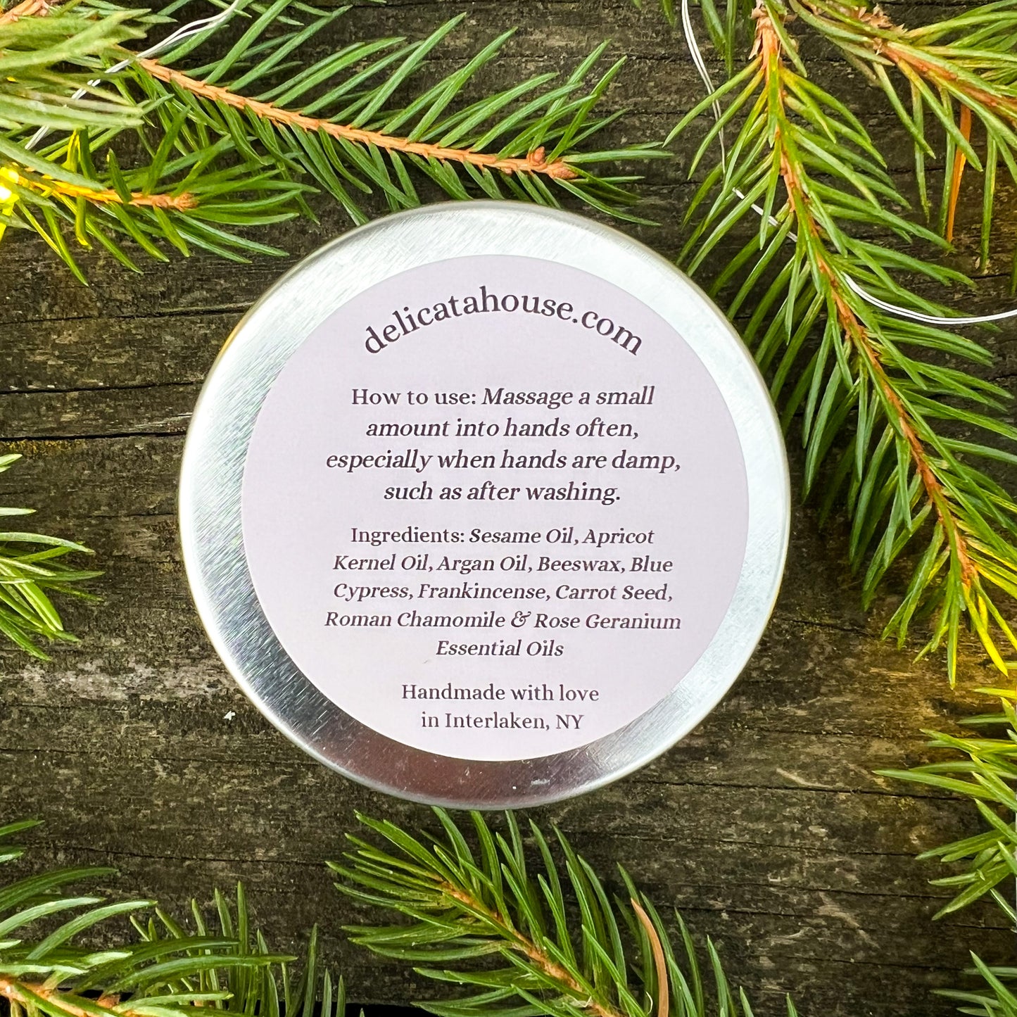 WinterSoft Hand Balm - Winter Balm for Dry Chapped Hands - Moisturizing Hand Balm - with Apricot Kernel Oil, Argan Oil, Carrot Seed, Frankincense, and Rose Geranium Essential Oils