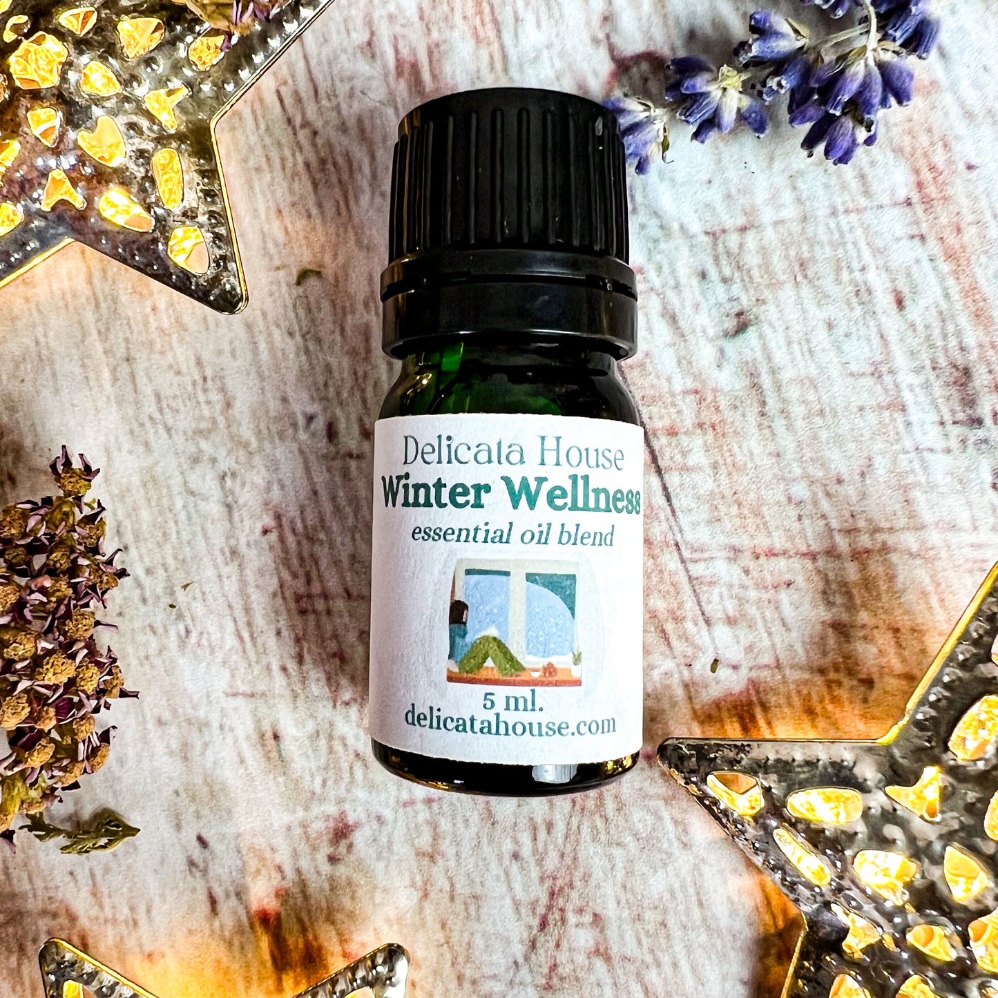 Winter Wellness Aromatherapy Diffuser Blend - Essential Oils for Respiratory Wellness