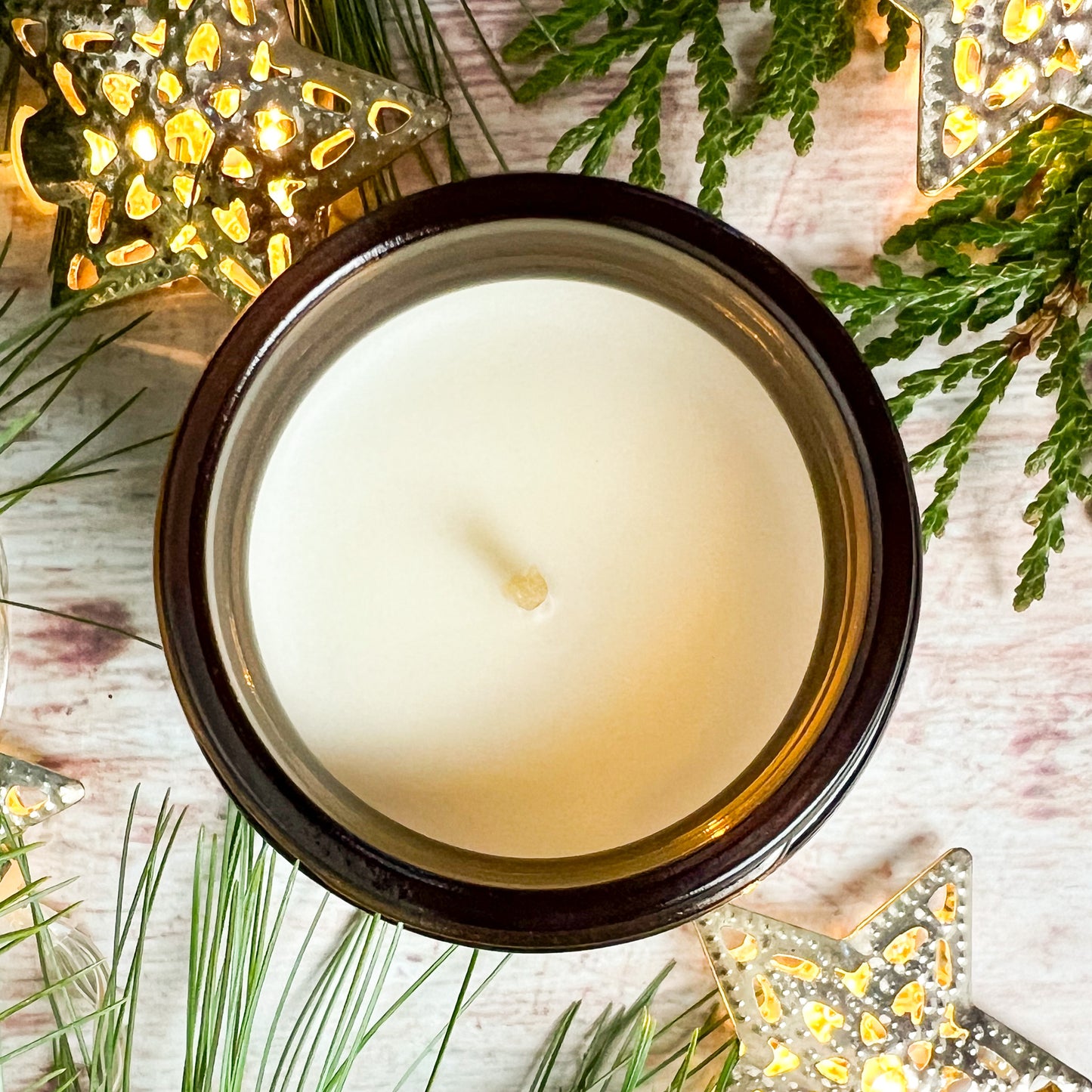 Yuletide Candle - Holiday Candle - Jar Candle with Pure Essential Oils