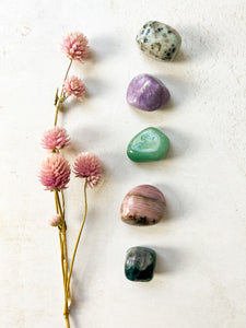 Stones of Rebirth and Renewal Crystals Set - Crystals for Inner Healing - Crystals for Transformation
