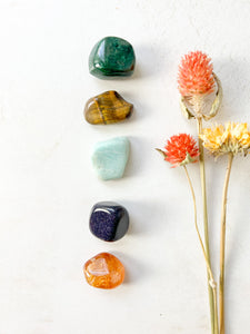 Stones of Good Fortune Crystals Set - Crystals for Wealth, Prosperity, and Abundance