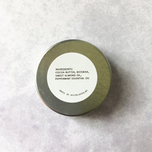 Lip Balm - Cocoa Mint Lip Balm - Natural Lip Balm - Lip Balm Tin - Natural Lip Gloss - Chocolate Lover's Lip Balm - Mint Lip Balm