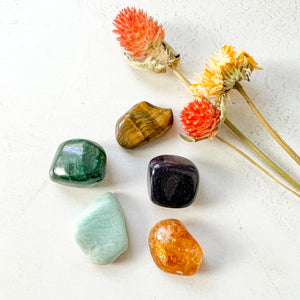 Stones of Good Fortune Crystals Set - Crystals for Wealth, Prosperity, and Abundance