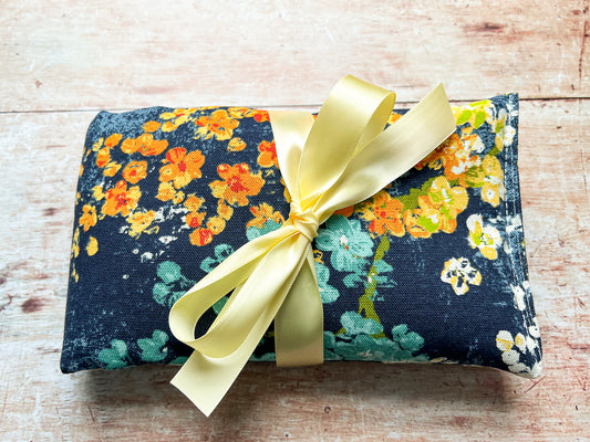Flax and Lavender Microwaveable Heat Pack - Warming Pillow with Lavender and Flax