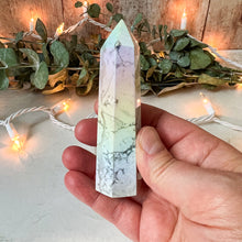 Load image into Gallery viewer, Angel Aura Howlite Crystal Tower