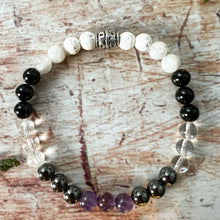 Load image into Gallery viewer, Empath Diffuser Bead Bracelet Size Medium / HSP Diffuser Bracelet / Aromatherapy Diffuser Bracelet / Lava Bead Bracelet / Friend Jewelry Gift / Boho Jewelry Gift / Lava Bead Diffuser Bracelet