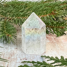 Load image into Gallery viewer, Angel Aura Fire &amp; Ice Quartz - Quartz Crystal Tower - Fire &amp; Ice Quartz Points - Crystal Energy Healing