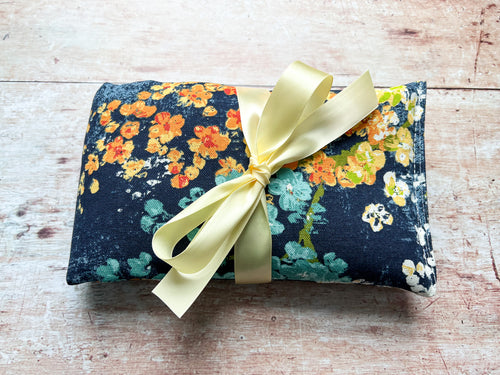 Flax and Lavender Microwaveable Heat Pack - Warming Pillow with Lavender and Flax - Valentine Gift - Birthday Gift for Friend