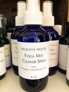 Yoga Mat Cleaning Spray - Yoga Mat Spray - Cinnamon Clove and Bay Laurel Yoga Mat Cleaner Spray