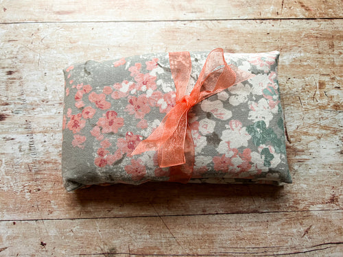 Flax and Lavender Microwaveable Heat Pack - Warming Pillow with Lavender and Flax - Friend Gift - Birthday Gift for Her