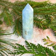 Load image into Gallery viewer, Blue Calcite Tower - Crystal Tower - Soft Blue Calcite Points - Crystal Healing - Energy Healing