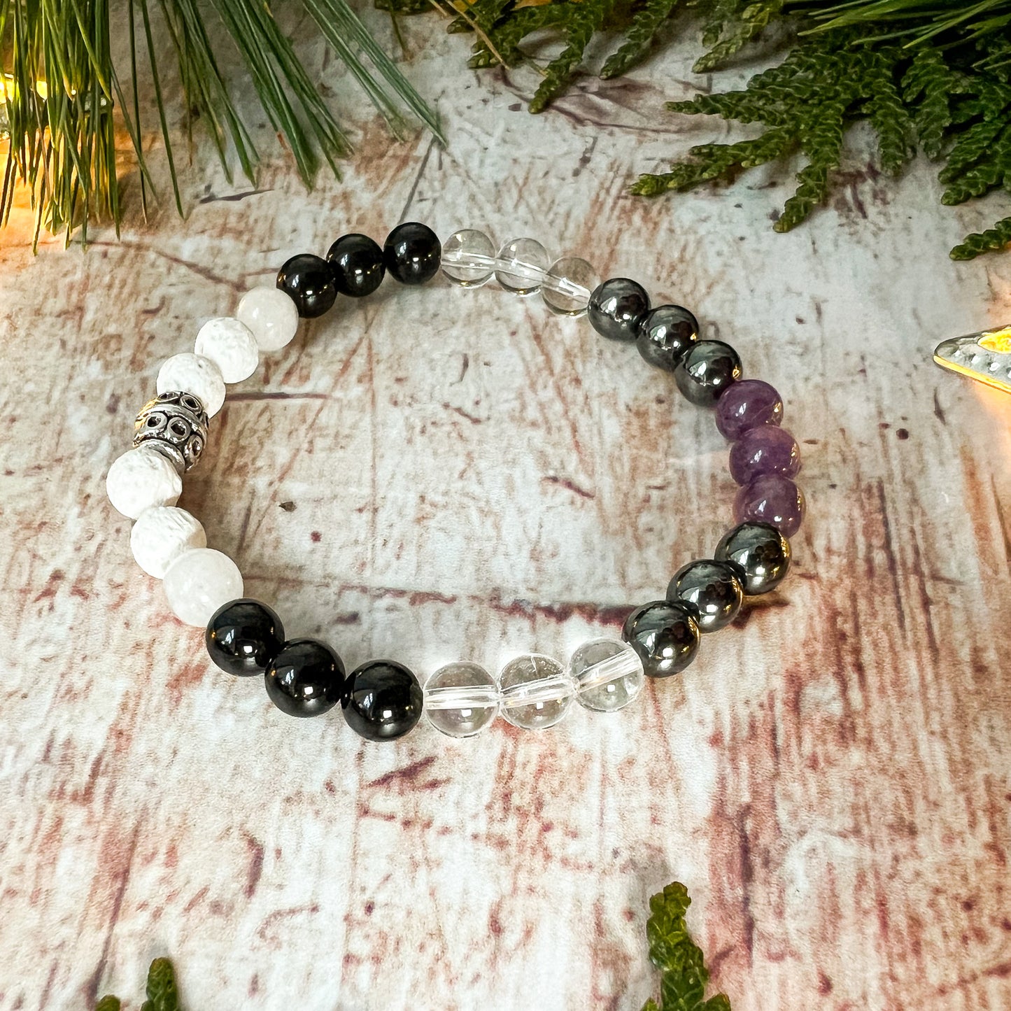 Empath Diffuser Bead Bracelet Size Small / HSP Diffuser Bracelet / Aromatherapy Diffuser Bracelet / Lava Bead Bracelet / Friend Jewelry Gift / Boho Jewelry Gift / Lava Bead Diffuser Bracelet