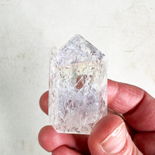 Load image into Gallery viewer, Angel Aura Fire &amp; Ice Quartz - Quartz Crystal Tower - Fire &amp; Ice Quartz Points - Crystal Energy Healing