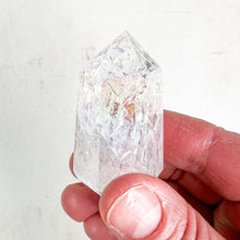 Load image into Gallery viewer, Angel Aura Fire &amp; Ice Quartz - Quartz Crystal Tower - Fire &amp; Ice Quartz Points - Crystal Energy Healing