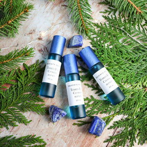 Chakra Sets - Third Eye Chakra Roller Bottle and Lapis Lazuli gem stone - 6th Chakra Healing Set - 6th Chakra Balancing - Third Eye Chakra Healing