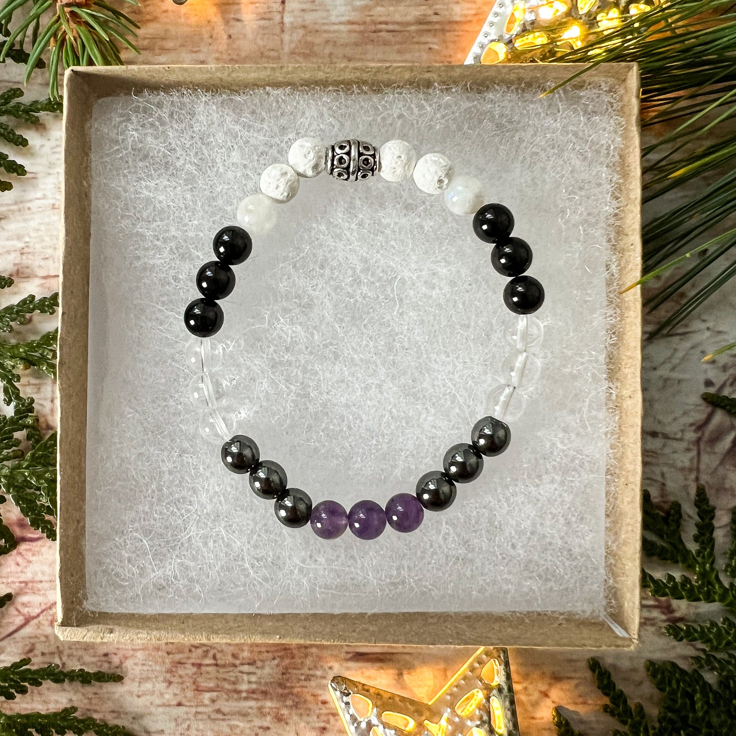 Empath Diffuser Bead Bracelet Size Small / HSP Diffuser Bracelet / Aromatherapy Diffuser Bracelet / Lava Bead Bracelet / Friend Jewelry Gift / Boho Jewelry Gift / Lava Bead Diffuser Bracelet