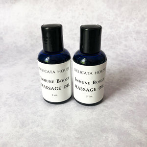 Massage Oil - Immune Boost Oil - Self-Massage Oil - Abhyanga Oil - Immune Support Oil - Aromatherapy Massage Oil