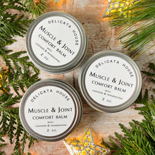 Load image into Gallery viewer, Muscle &amp; Joint Comfort Balm - Muscle Rub - Pain Relief Balm - Sore Muscle Rub - Joint Balm
